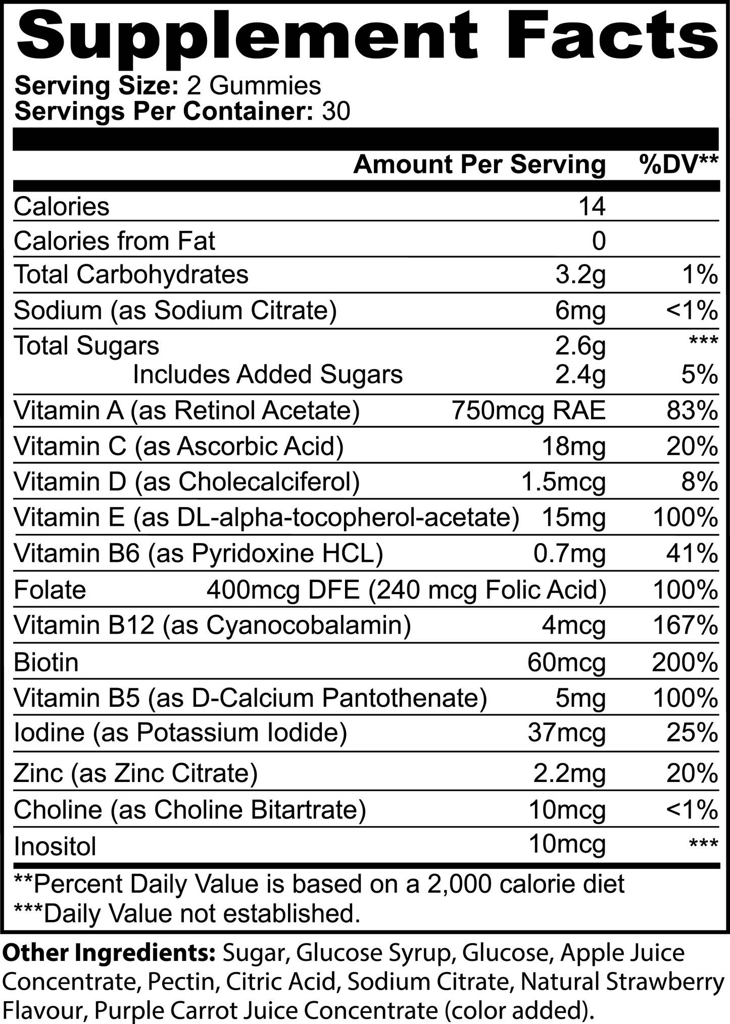 VitalBoost Multivitamin Gummies